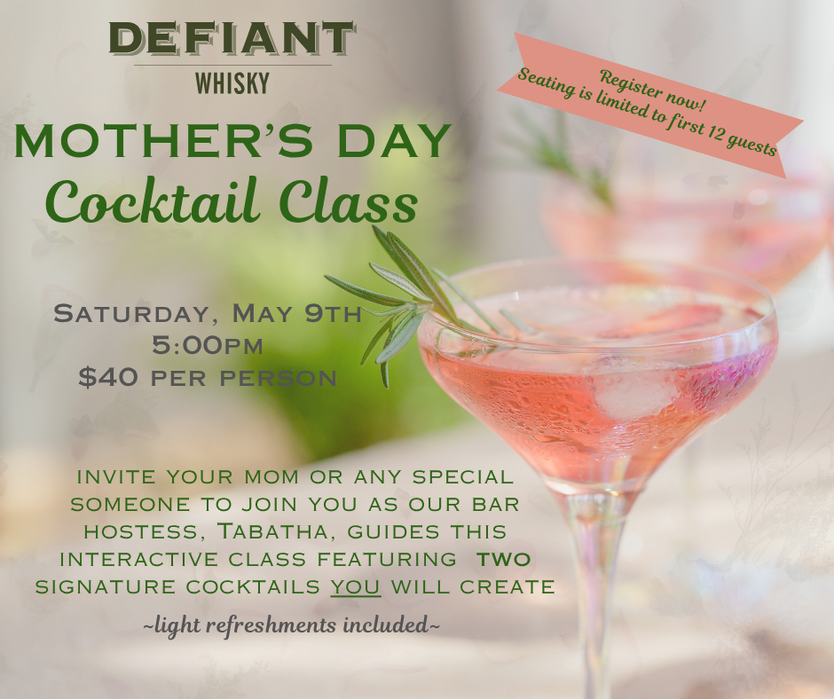 Mother's Day Cocktail Class