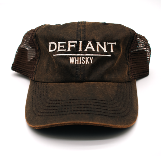 Defiant Whisky Waxed Cloth Cap