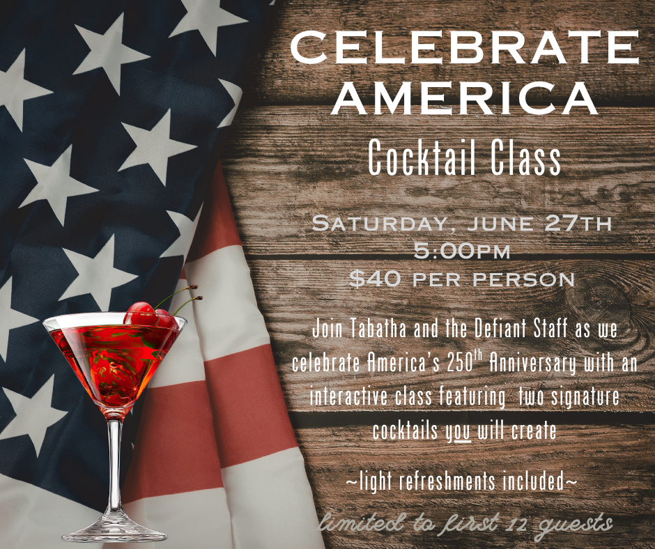 Celebrate America Cocktail Class