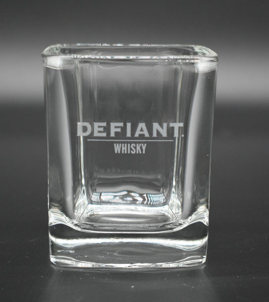 Defiant Square Rocks Glass